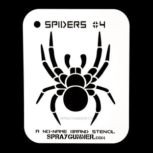 NO-NAME Brand Spiders Stencil #4