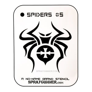 NO-NAME Brand Spiders Stencil #5