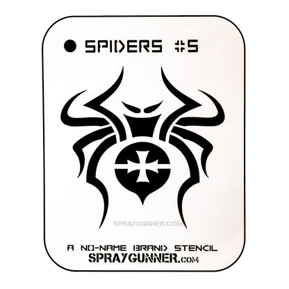 NO-NAME Brand Spiders Stencil #5