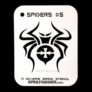 NO-NAME Brand Spiders Stencil #5