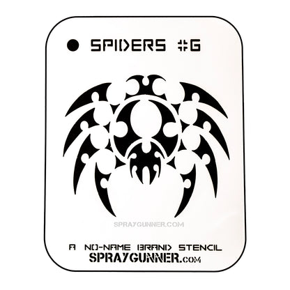 NO-NAME Brand Spiders Stencil #6