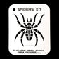 NO-NAME Brand Spiders Stencil #7