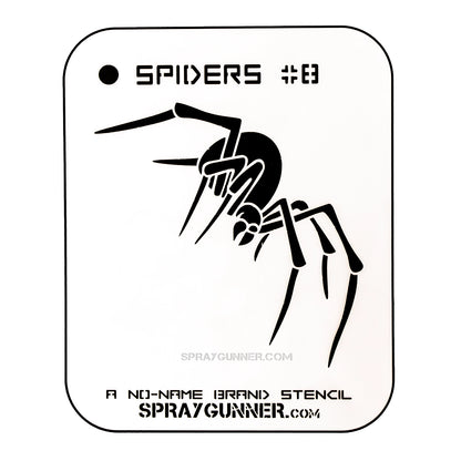 NO-NAME Brand Spiders Stencil #8