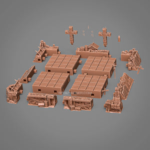 STL 3D Print  File - Chess Board