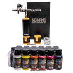 Cordless airbrush battery powered compressor with airbrush kit with Options - SprayGunner