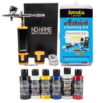 Cordless airbrush battery powered compressor with airbrush kit with Options - SprayGunner