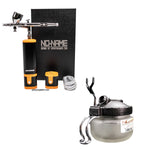 Cordless airbrush battery powered compressor with airbrush kit with Options - SprayGunner