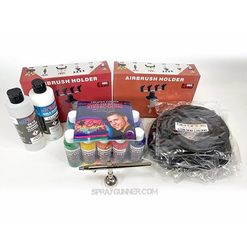 NO-NAME T Shirt 6 Airbrushes Set with Cool Tooty by Spraygunner NO-NAME brand