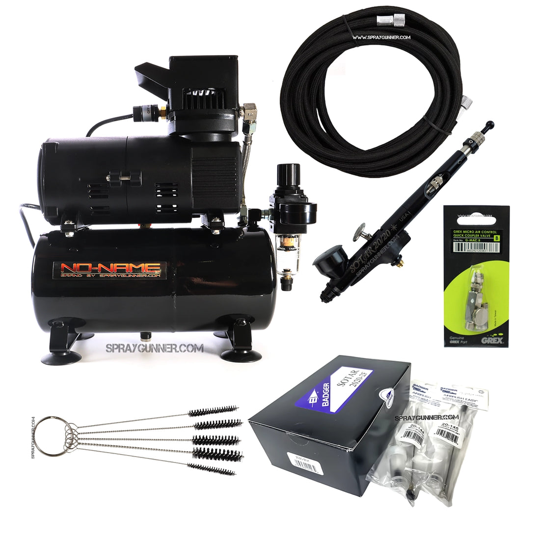 NO-NAME Tooty Air Compressor SOTAR 3-in-1 set - SprayGunner