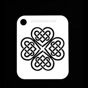 NO-NAME Brand Celtic Heart Stencils (Small) NO-NAME brand