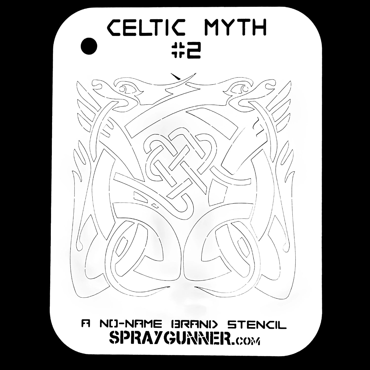 NO-NAME Brand Celtic Myth Stencil #2 NO-NAME brand