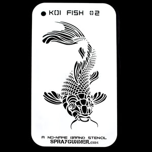 NO-NAME Brand Koi Fish Stencil #2 NO-NAME brand