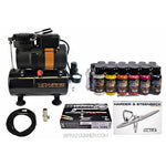 NO-NAME Tooty Air compressor + 2 Harder and Steenbeck airbrushes NO-NAME brand