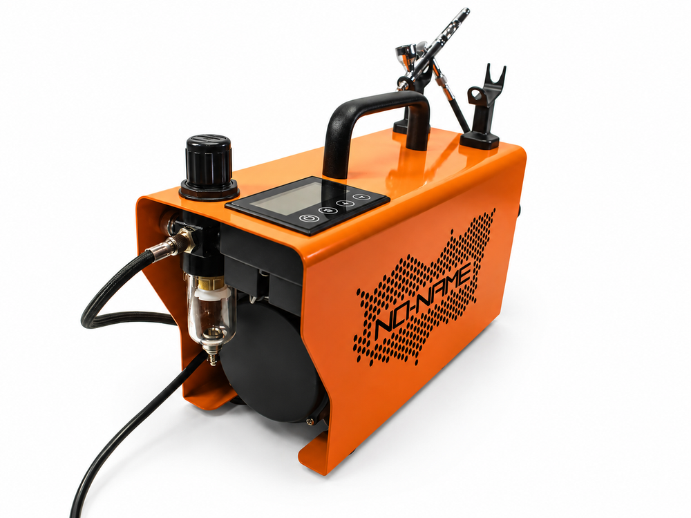 GSI Creos Mr Hobby MR.LINEAR COMPRESSOR set with airbrush GSI Creos Mr Hobby MR.LINEAR COMPRESSOR set with airbrush