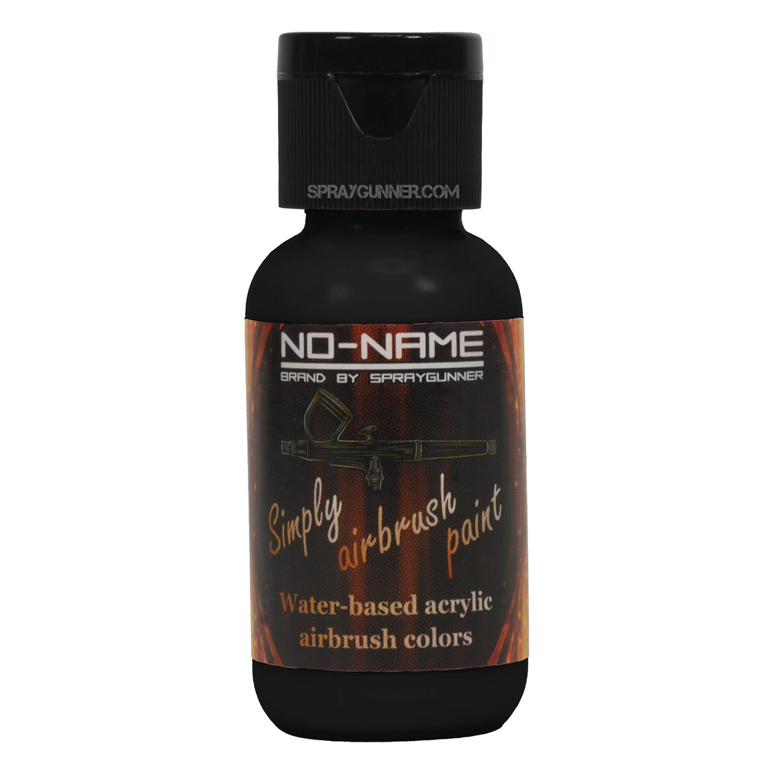 Simply Airbrush Paint by NO-NAME brand Black 1 oz - SprayGunner