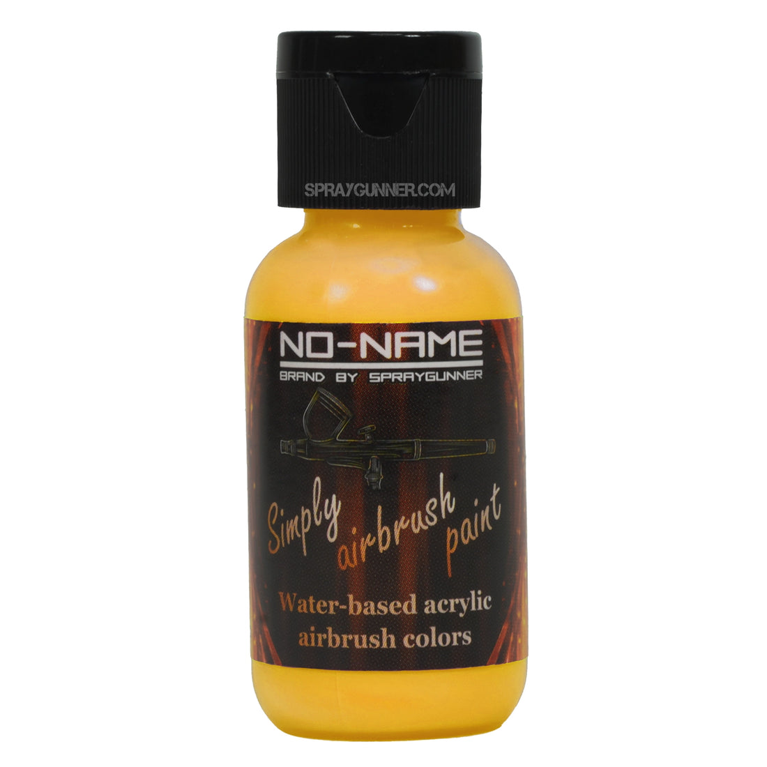 Simply Airbrush Paint by NO-NAME brand Yellow 1 oz - SprayGunner