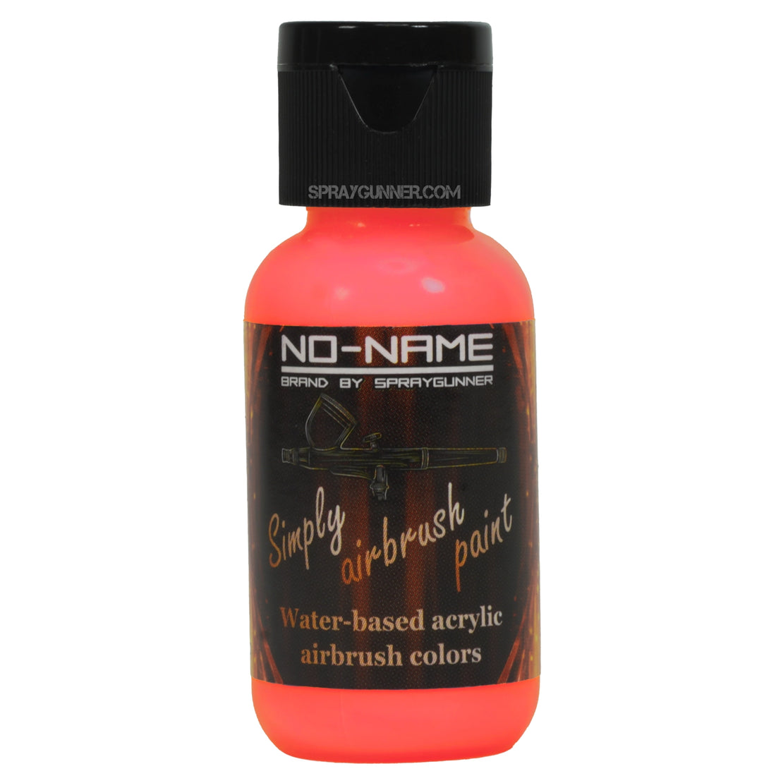 Simply Airbrush Paint by NO-NAME brand Fluorescent Red 1 oz - SprayGunner