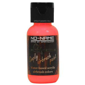 Simply Airbrush Paint by NO-NAME brand Fluorescent Red 1 oz