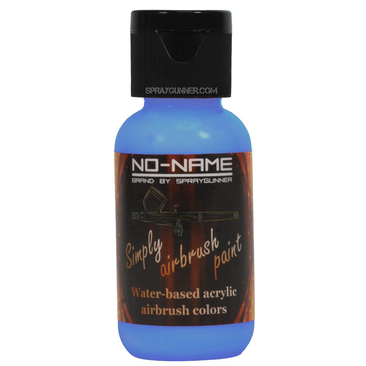 Simply Airbrush Paint by NO-NAME brand Fluorescent Blue 1 oz