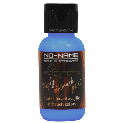 Simply Airbrush Paint by NO-NAME brand Fluorescent Blue 1 oz