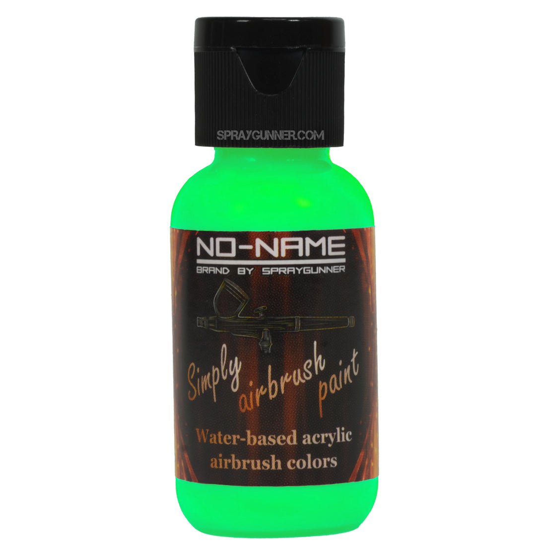 Simply Airbrush Paint by NO-NAME brand Fluorescent Green 1 oz - SprayGunner