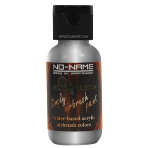 Simply Airbrush Paint by NO-NAME brand Metallic Silver 1 oz - SprayGunner
