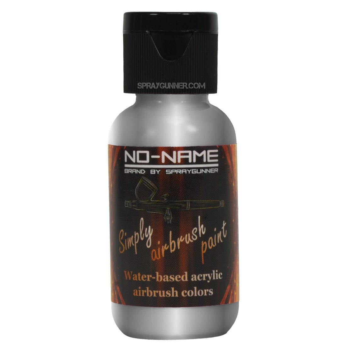 Simply Airbrush Paint by NO-NAME brand Metallic Silver 1 oz - SprayGunner