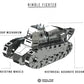 Nimble Fighter Renault FT-17 Tank Metal Model - SprayGunner