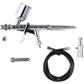 GSI Creos Mr. Hobby Procon Boy PS-290 airbrush set, including hose, nozzle cap, and wrench for professional painting applications.