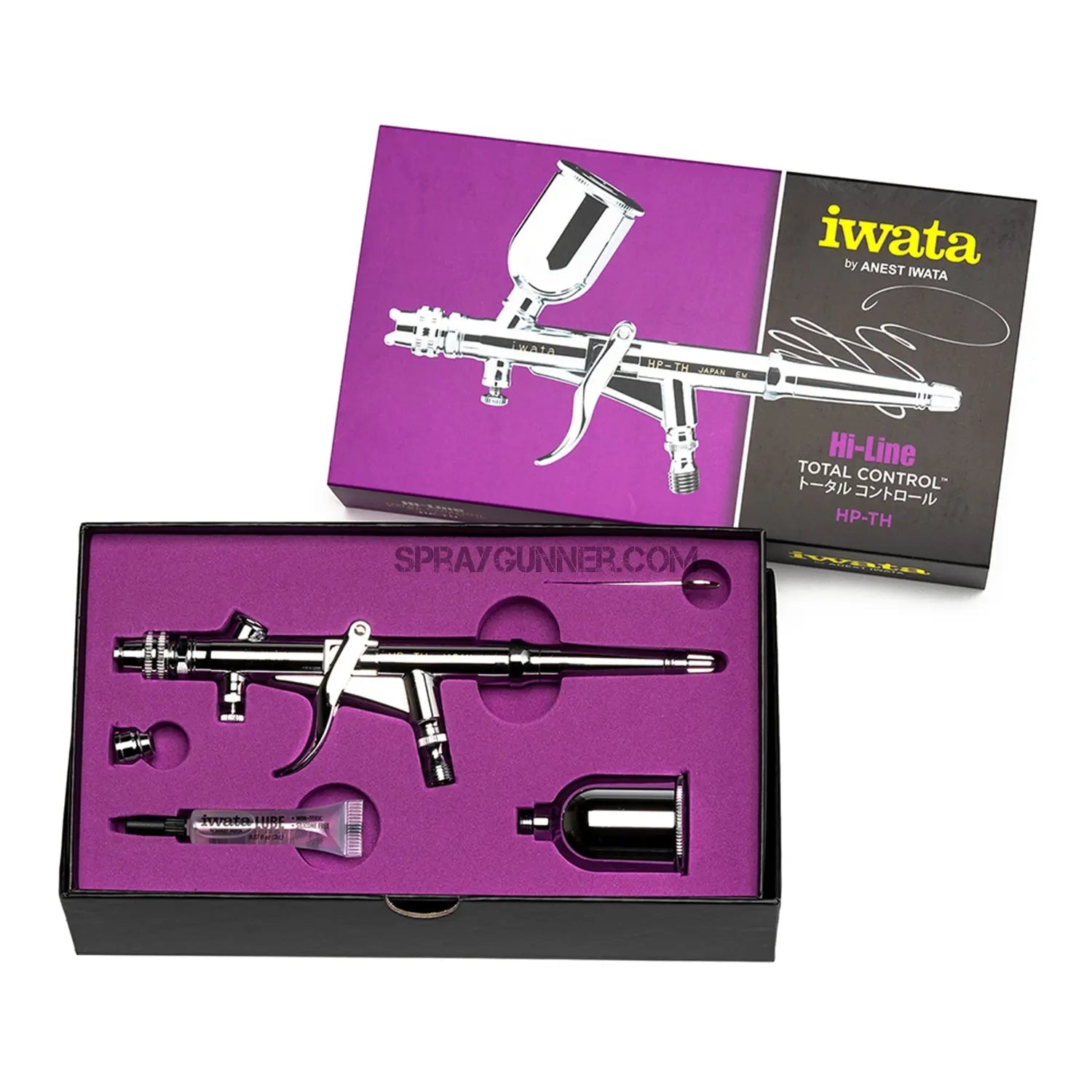 Iwata Hi-Line HP-TH Gravity Feed Dual Action Trigger Airbrush - Iwata Hi-Line HP-TH Gravity Feed Dual Action Trigger Airbrush -