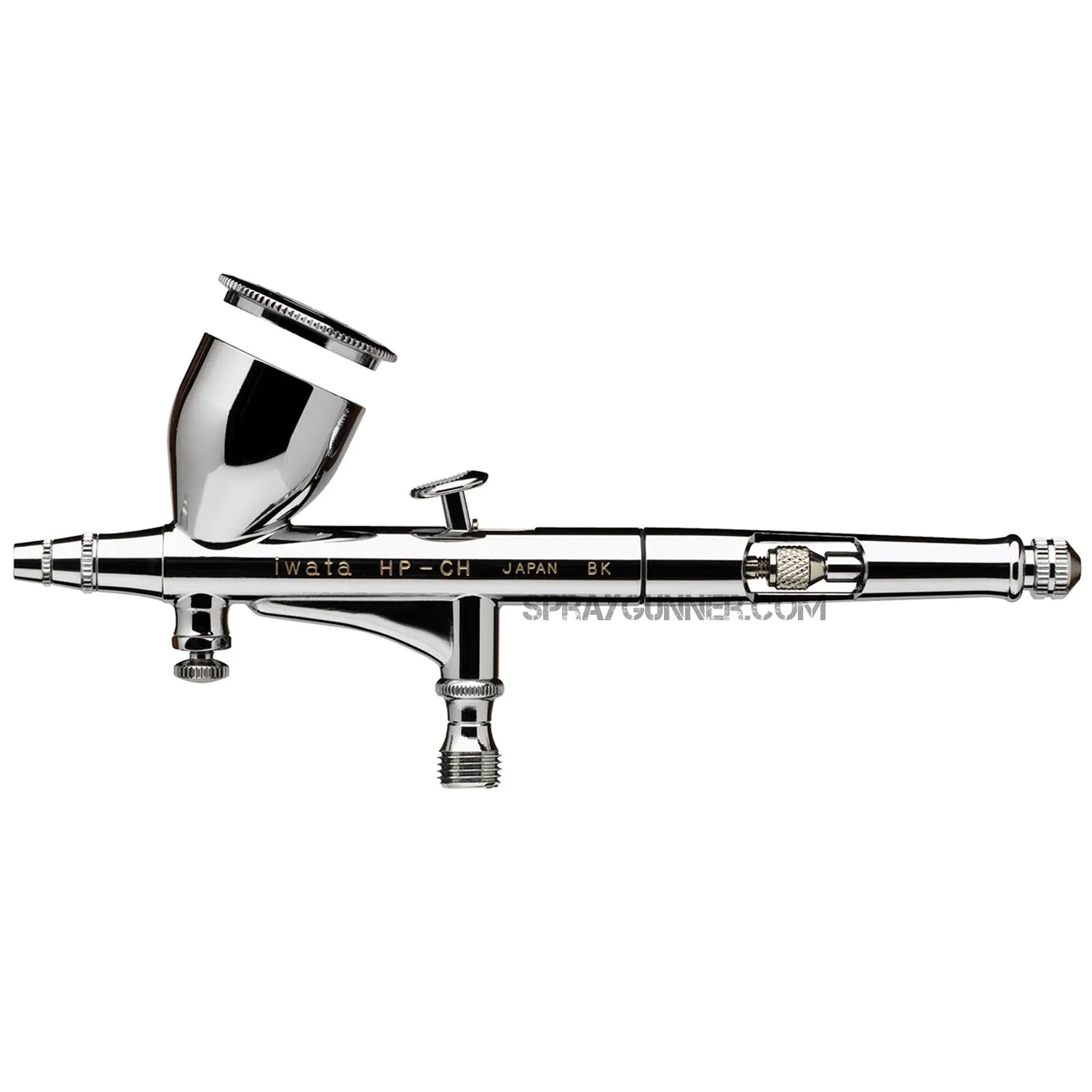 Opened Iwata Hi-Line HP-CH Gravity Feed Dual Action Airbrush - SprayGunner