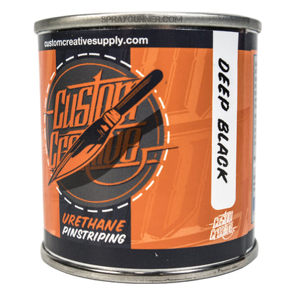 Deep Black urethane pinstriping paint 125ml/4oz by Custom Creative