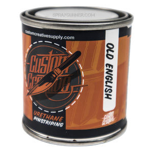 Old English White urethane pinstriping paint 125ml/4oz/4oz by Custom Creative