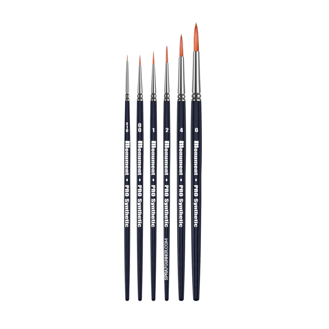 MONUMENT HOBBIES: Pro Synthetic Brush Set - SprayGunner