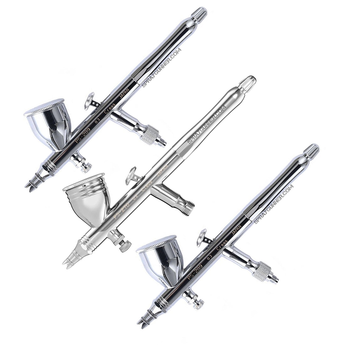 GSI Creos Mr. Airbrush Procon 2 PS-289 and 1 PS-270 Set - SprayGunner