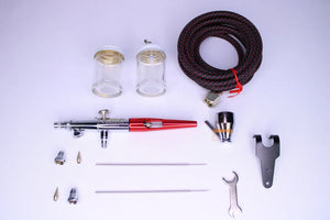 Paasche Airbrush VLS-202S Set with Metal Handle and All Three Heads - SprayGunner