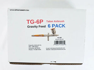 Paasche Talon Gravity-Feed Airbrush 6 Pack