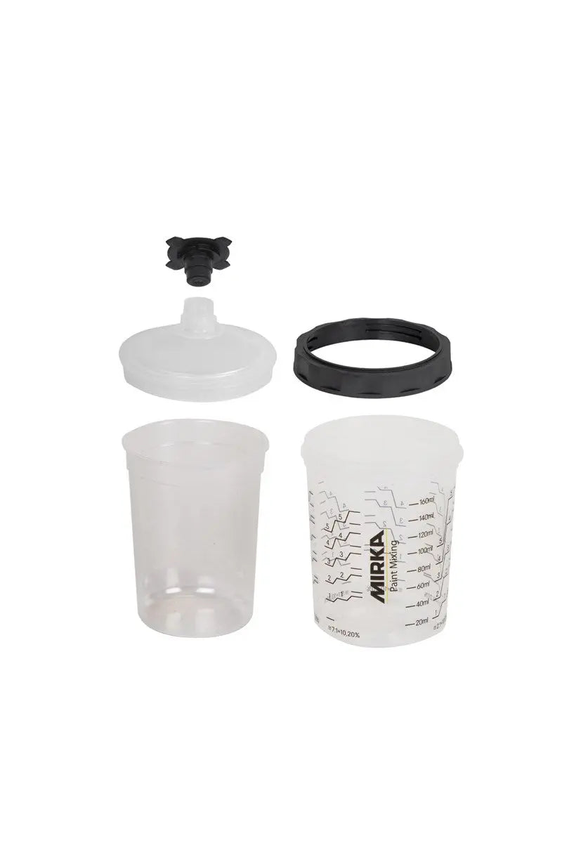 Open Box Mirka Paint Cup System, Filter Lid 125μm, 50/Pack 400 ML Mirka