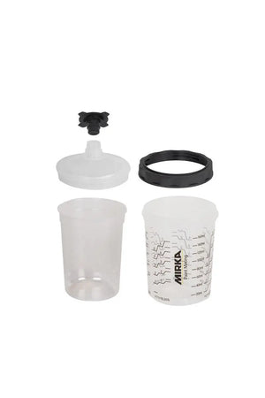 Sistema de vasos de pintura Mirka, tapa de filtro de 125 μm, paquete de 50