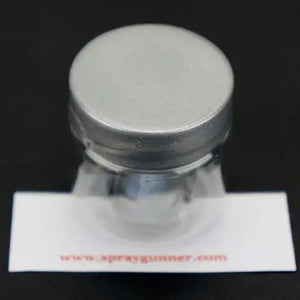Plastic jar with lid and label 1 oz - SprayGunner