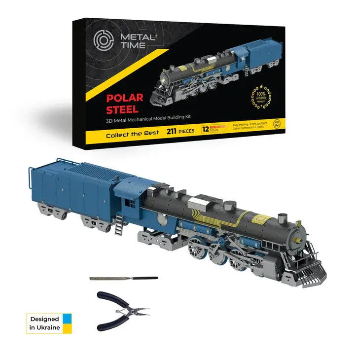 Polar Steel Magic Express Color Version Metal Model - SprayGunner