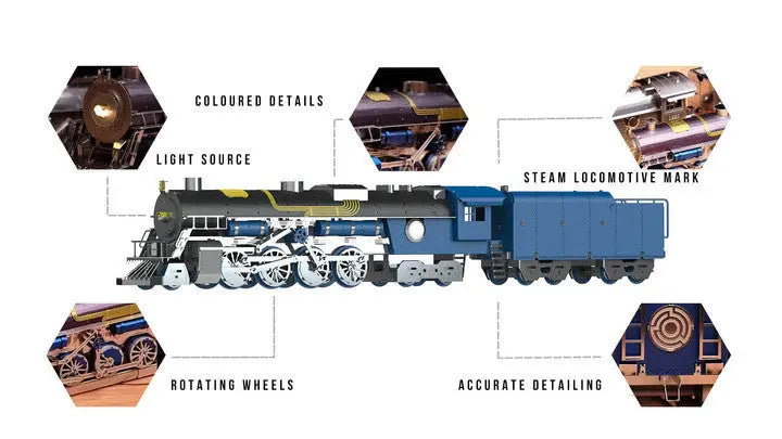 Polar Steel Magic Express Color Version Metal Model - SprayGunner