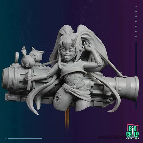 Q-KI3 Bust [SCIFI Series] Big Child Creatives