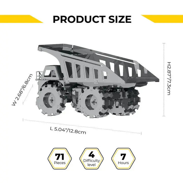 Quarry Transporter Mining Truck Metal Model - SprayGunner