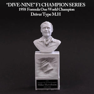 Figure: F1 Champion Series [1950s] "Driver Type M.H." Model Factory Hiro: 1/12scale "DIVE NINE"