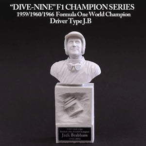 Figure: F1 Champion Series [1950s] "Driver Type J.B." Model Factory Hiro: 1/12 scale "DIVE NINE"