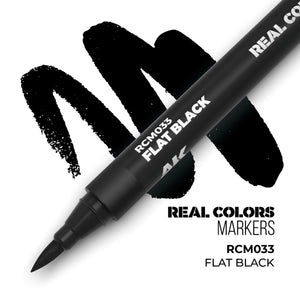 AK Interactive Real Colors Markers - Flat Black
