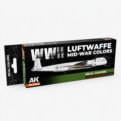 AK Interactive WWII Luftwaffe Mid-War Colors – RCS102