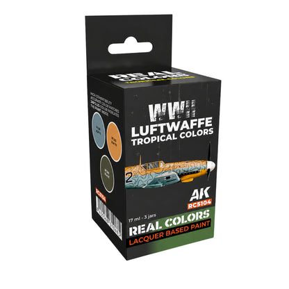 AK Interactive WWII Luftwaffe Tropical Colors – RCS104