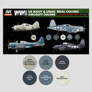 AK Interactive WWII US Navy & USMC Aircraft Colors – RCS111
